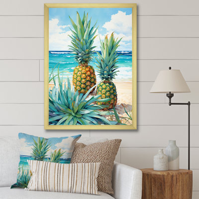 Juice Pineapple Bliss IV - ananas, reproduction sur toile