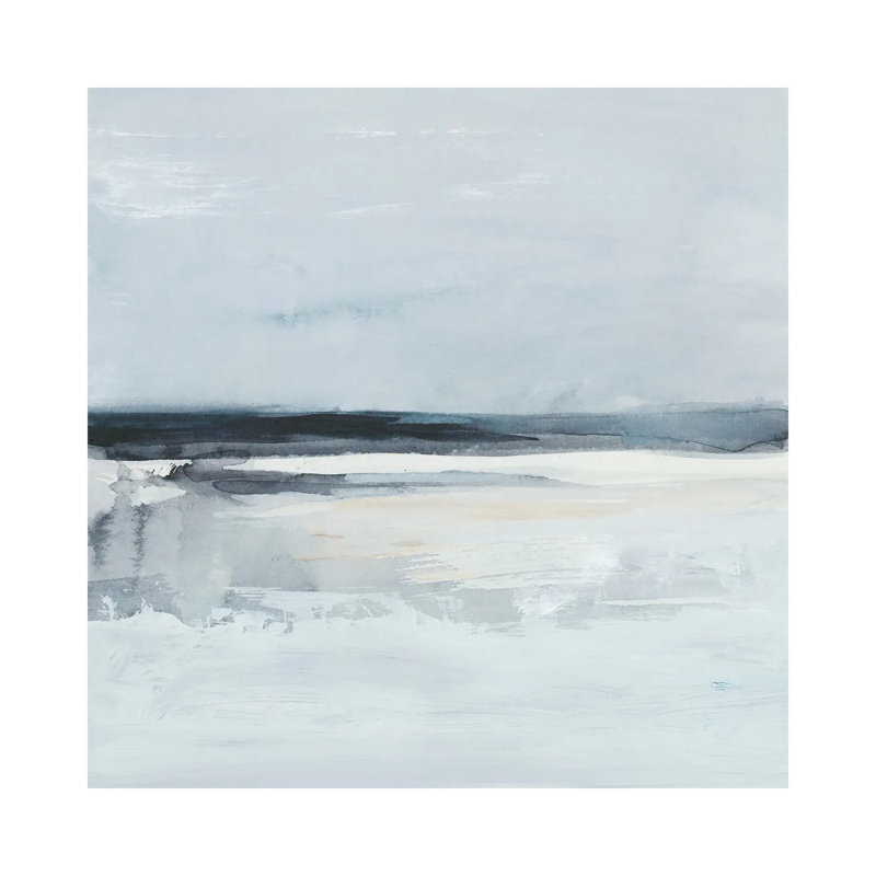 «Inky Coastline I», reproduction d'art sur toile tendue, H 12 po x l 12 po, Toile tendue, Ne s’applique pas