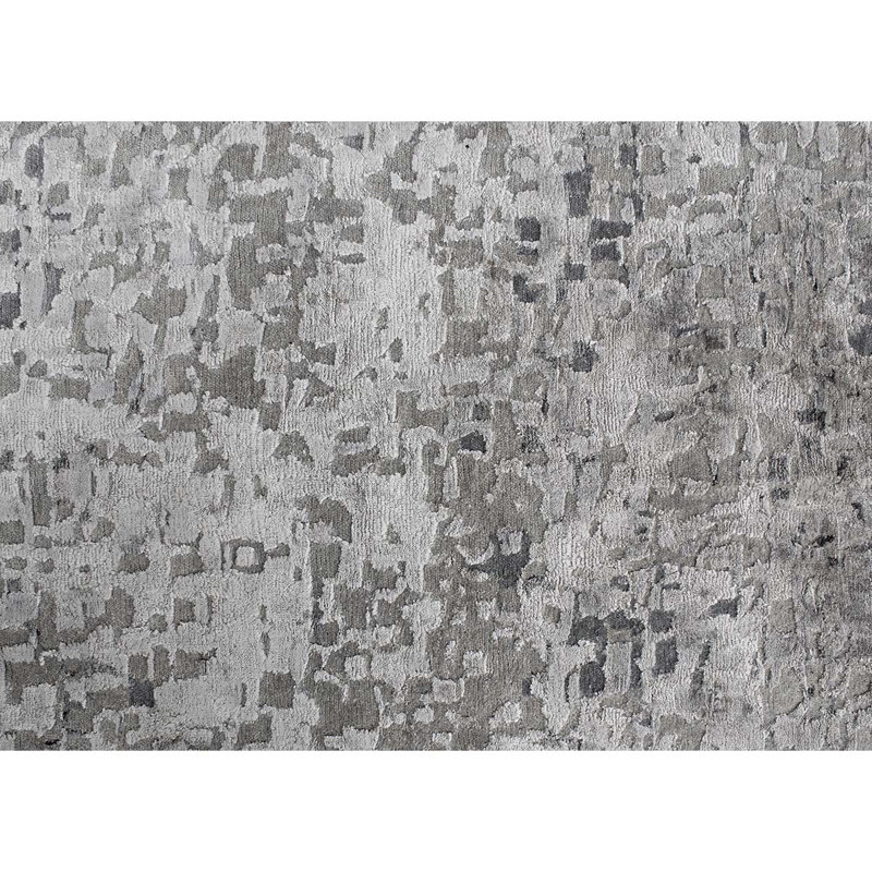 Area Rug in Gray, Rectangle 2' x 3'