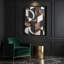 «Abstract Shapes 98», art mural sur toile noire