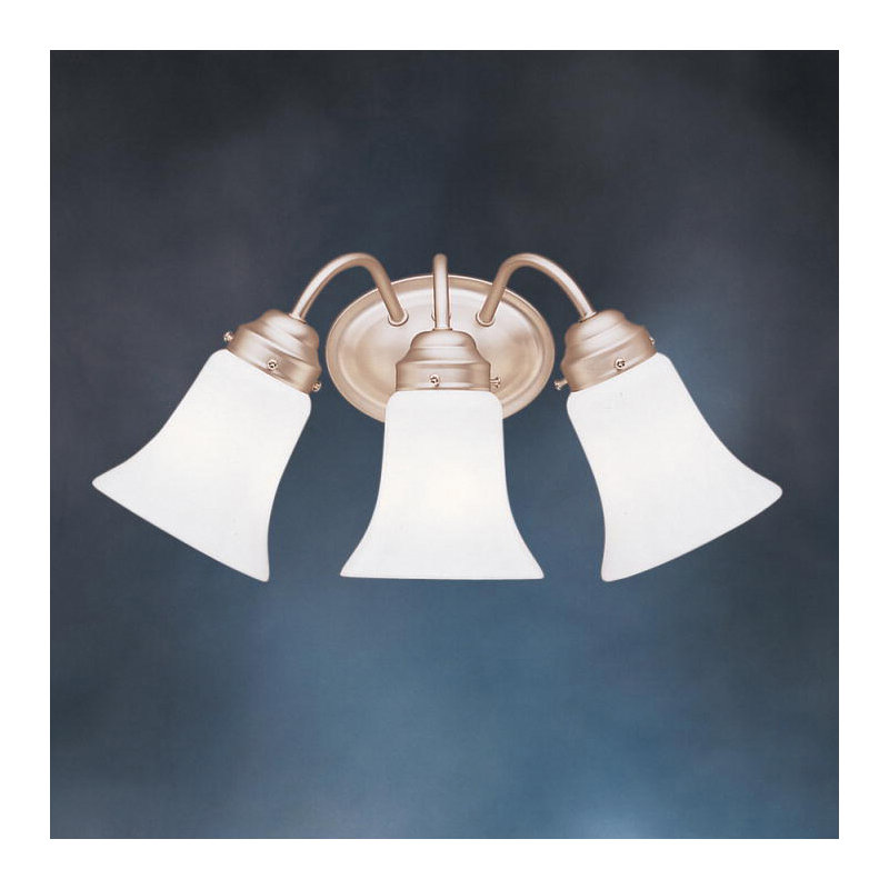 Escher 3 - Light Dimmable LED Bath Bar, Brushed Nickel