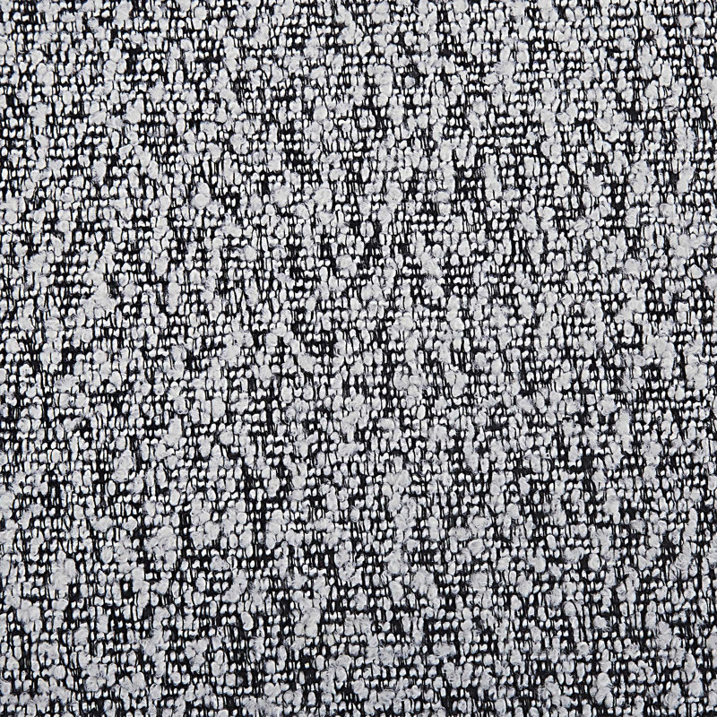 Ensemble de 2 chaises de salle à manger rembourrées, Gris, Noir