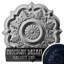 Médaillon de plafond Endurathane Deria, diamètre extérieur de 20 1/4 po x P 1 1/2 po (convient aux auvents jusqu'à 6 po), fini de rêve de minuit peint à la main-28580064