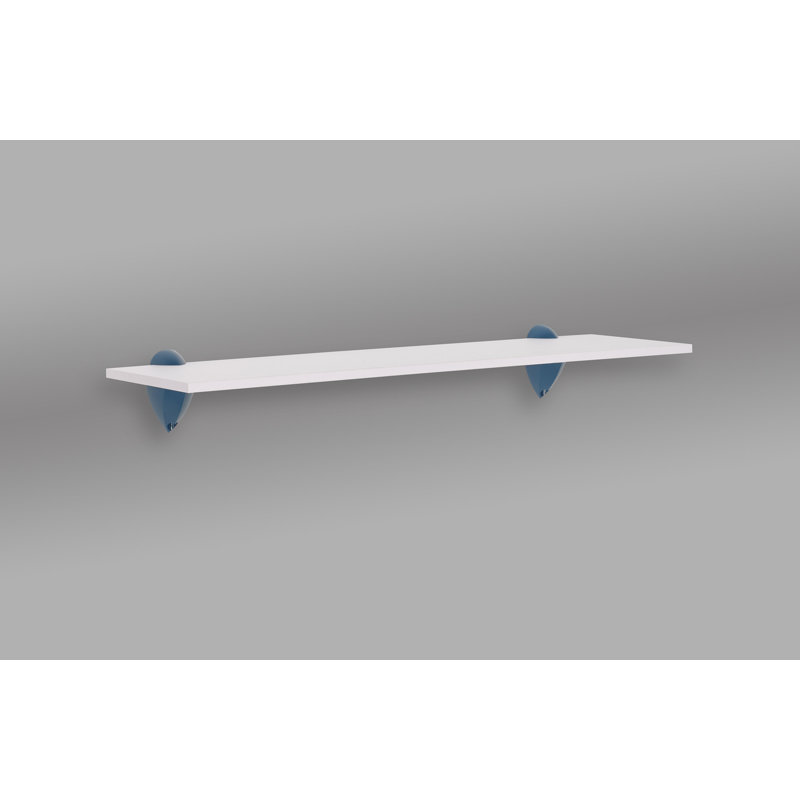 Bracket Shelf, 3.38" H x 24" W x 7.06" D, Green