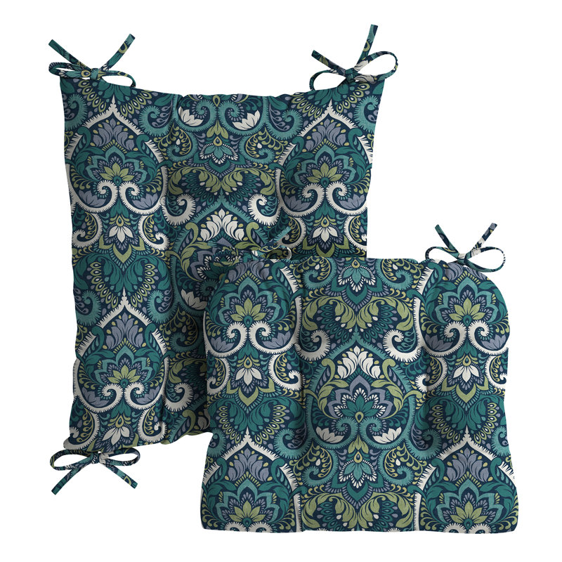 ARDEN Plush Indoor/Outdoor Rocking Chair Cushion Set, 18 x 20