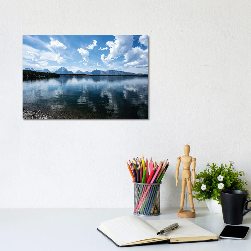 Jackson Lake by Heather Roberson - Wrapped Canvas Print, 20.32 cm H x 30.48 cm W