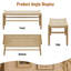 Banc en bois massif Aaditya