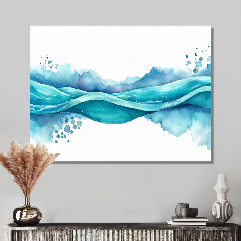 Onald - Abstract Wall Art, H 24 po x l 32 po, Toile tendue sur cadre, Ne s’applique pas