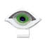 Sculpture de table abstraite moderne en verre de Murano bleu clair et vert 8 po Azmariah-131470038