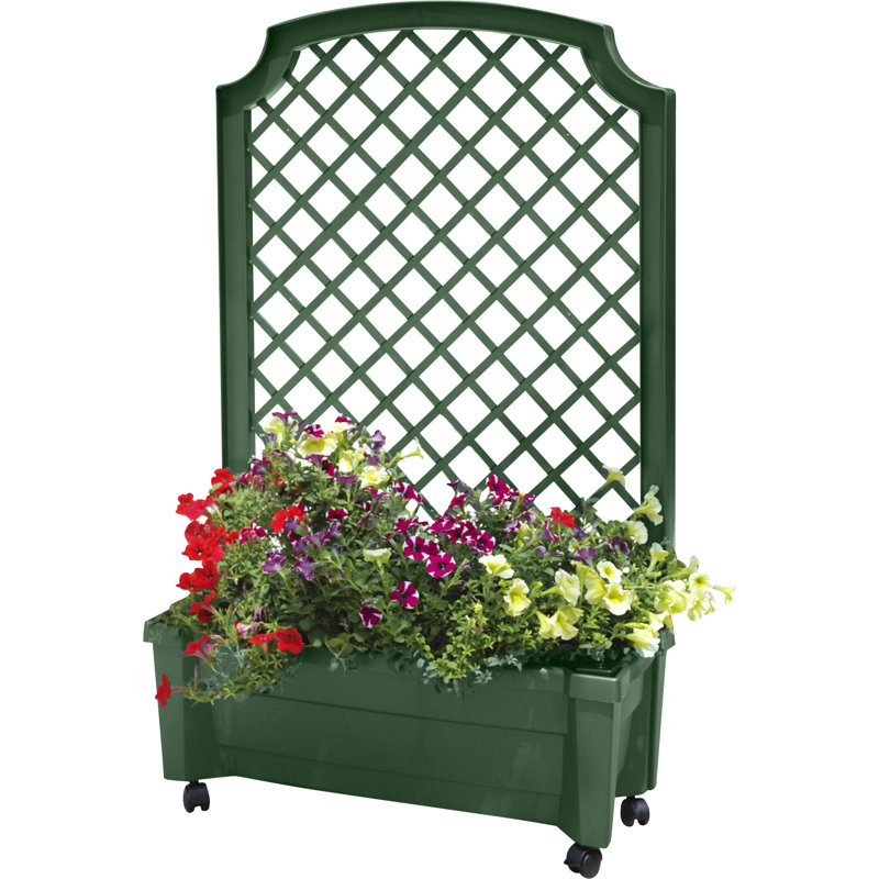 Self-Watering Planter Box, Green