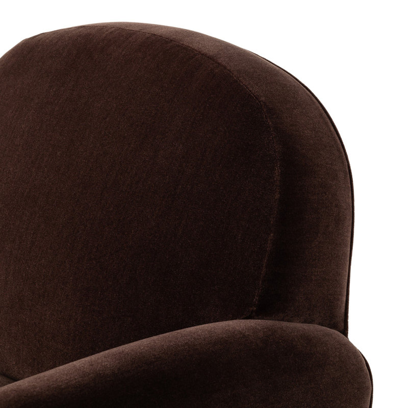Draper Upholstered Chair, Monte Chocolate