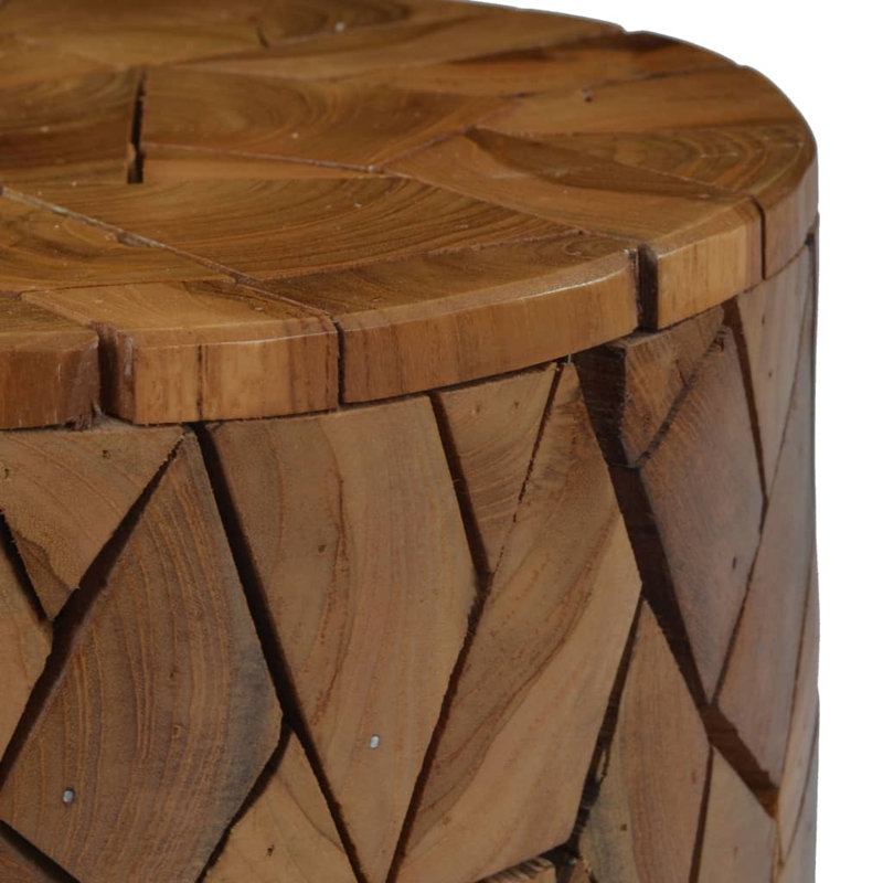 Tousignant Solid Wood Accent Stool