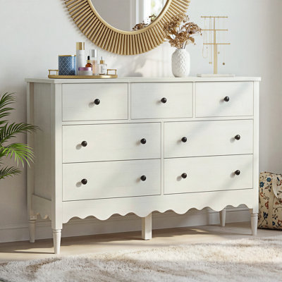 43.3" Dresser With Wood Drawers