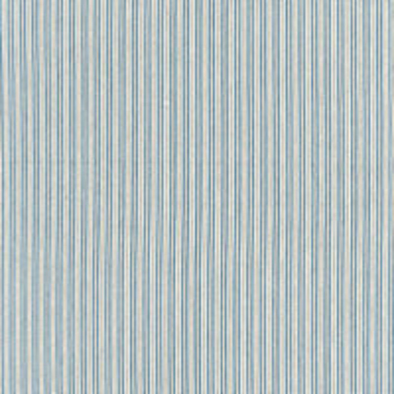 Baker Cotton Stripe Fabric, Blue