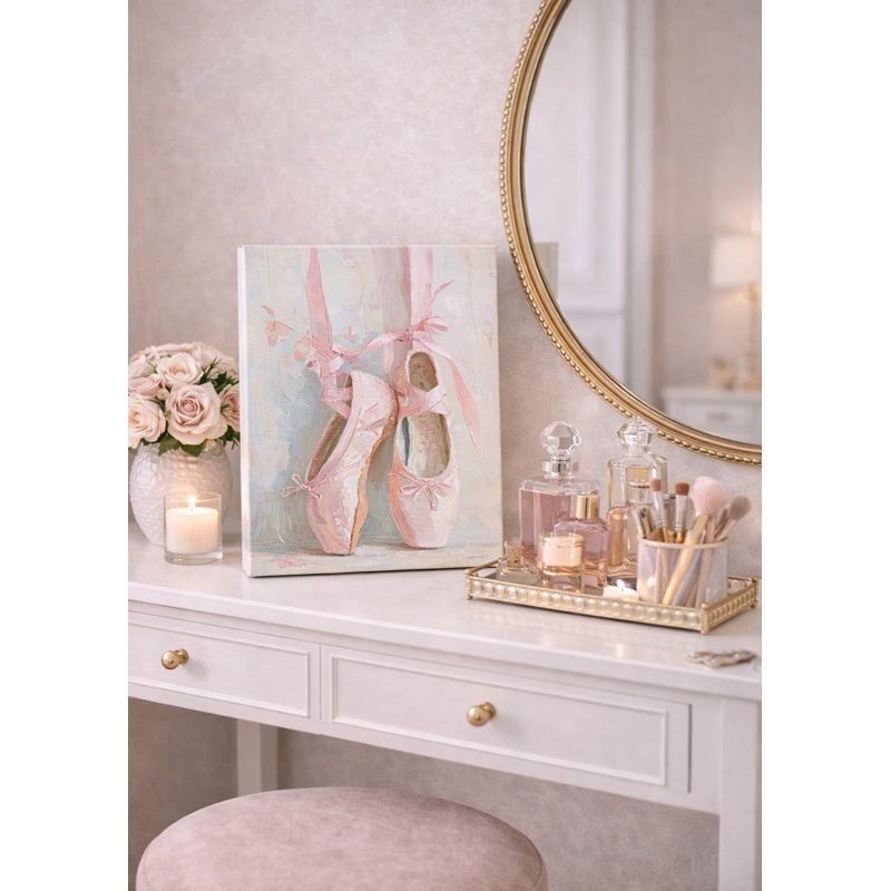 «Ballet Elegance», art mural sur toile tendue, H 16 po x l 12 po