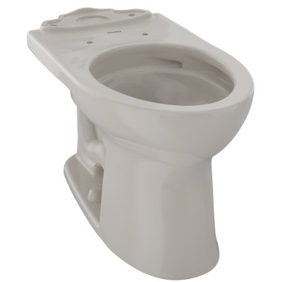 TOTO® Drake® II Universal Height Elongated Toilet Bowl with CeFiONtect™, Bone