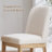 Upholstered Armless Side Chair With Solid Wood Legs-116392090