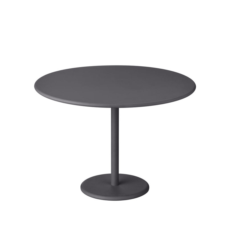 STAY Aluminum Outdoor Side Table, Warm Gray, 13.8" H x 15.8" W x 15.8" D