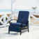 Darico Recliner Patio Chair with Cushions