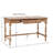 Solid Wood Desk With 1 Drawer And Turned Legs