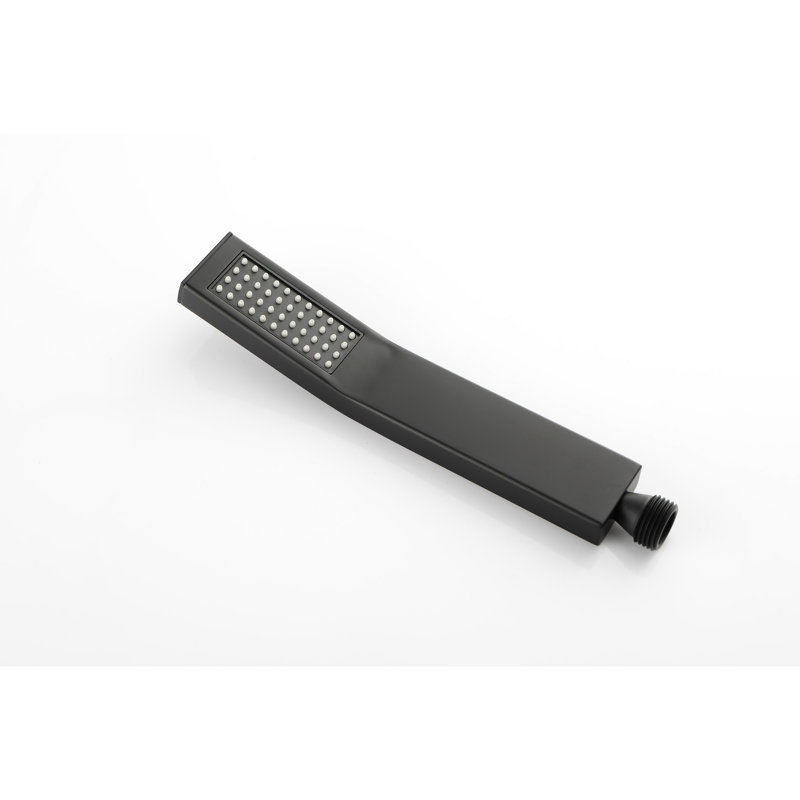 28-Inch Slide Bar Handheld Shower With Hose And Matte Black Finish For Durability Stainless Steel Adjustable Various Spray Modes