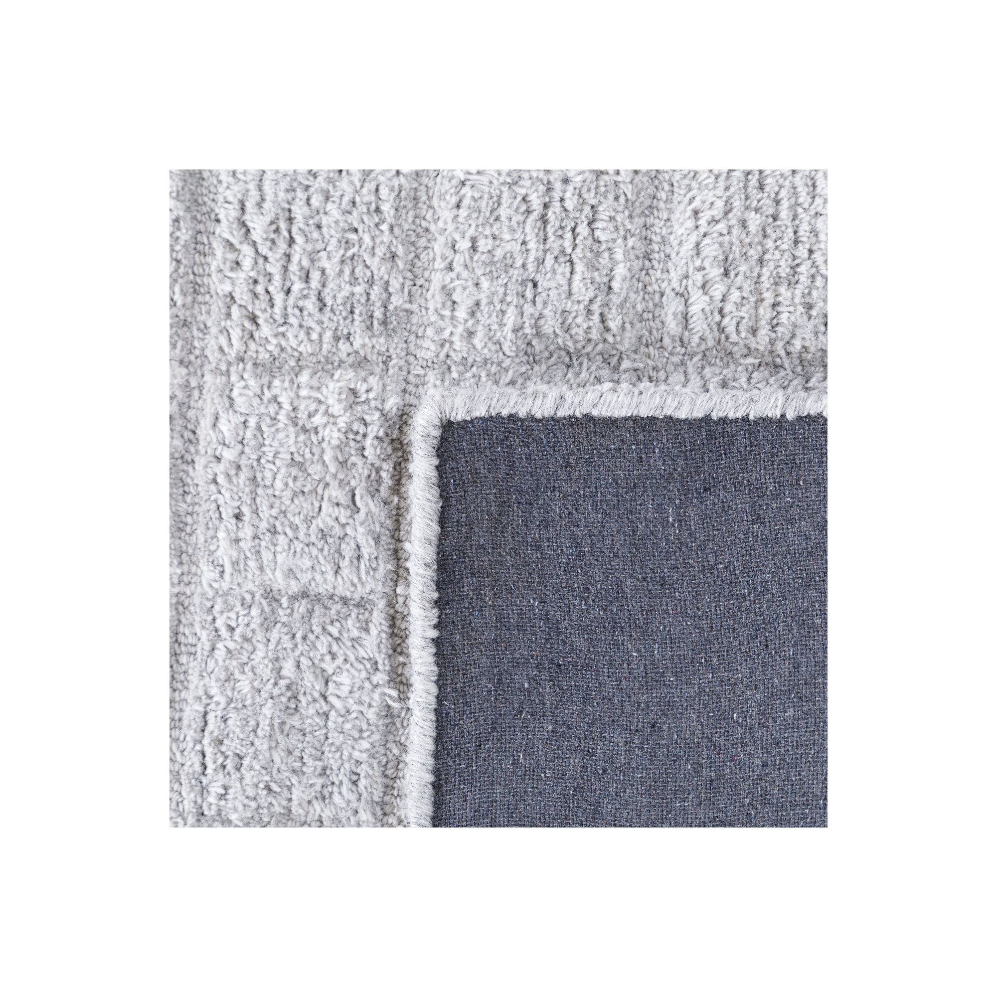 Gilligan Hand Tufted Recycled P.E.T Gray Rug, Rectangle 6' x 9'