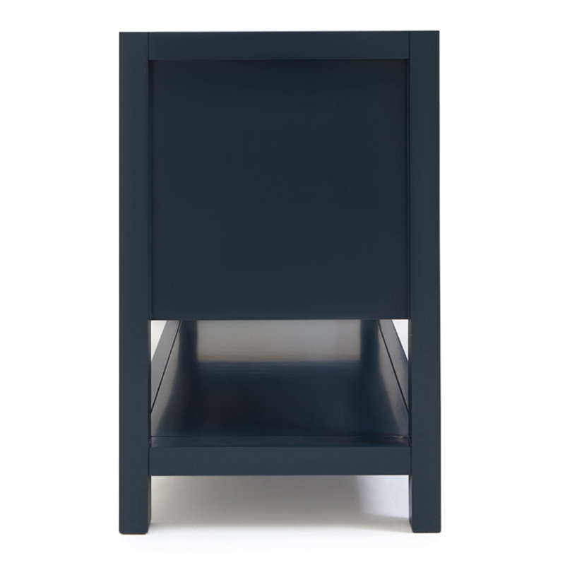 Bayhill 48'' W Single Bathroom Vanity Base, Blue