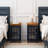 Nightstand With Storage Cabinet & Solid Wood Tabletop Bedside Table Sofa Side Coffee Table-1467333426-1456583995
