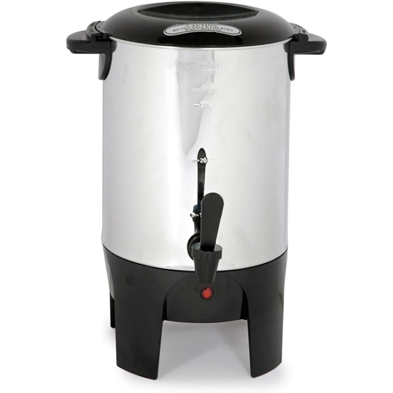 Cafetière électrique en acier inoxydable 10 à 30 po Better Chef