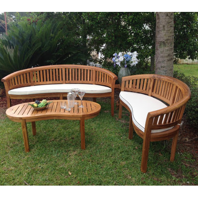 Banc de jardin teck Meyer