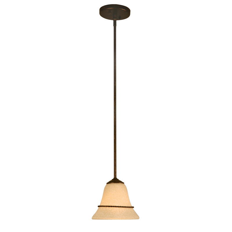 Luminaire suspendu 1 lumière à une cloche