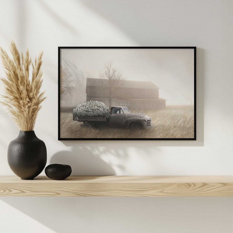 «Sepia Sunset» par Lori Deiter, reproduction d'art, L 30 po x H 20 po, Brun, Impression encadrée
