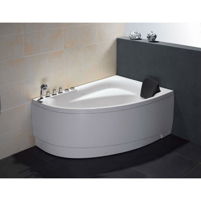 59'' x 39.4'' Acrylic Bathtub with Faucet