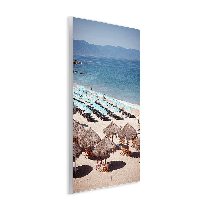 "Beach Canopies View", art mural par Ashley Singleton, H 15 po x l 10 po