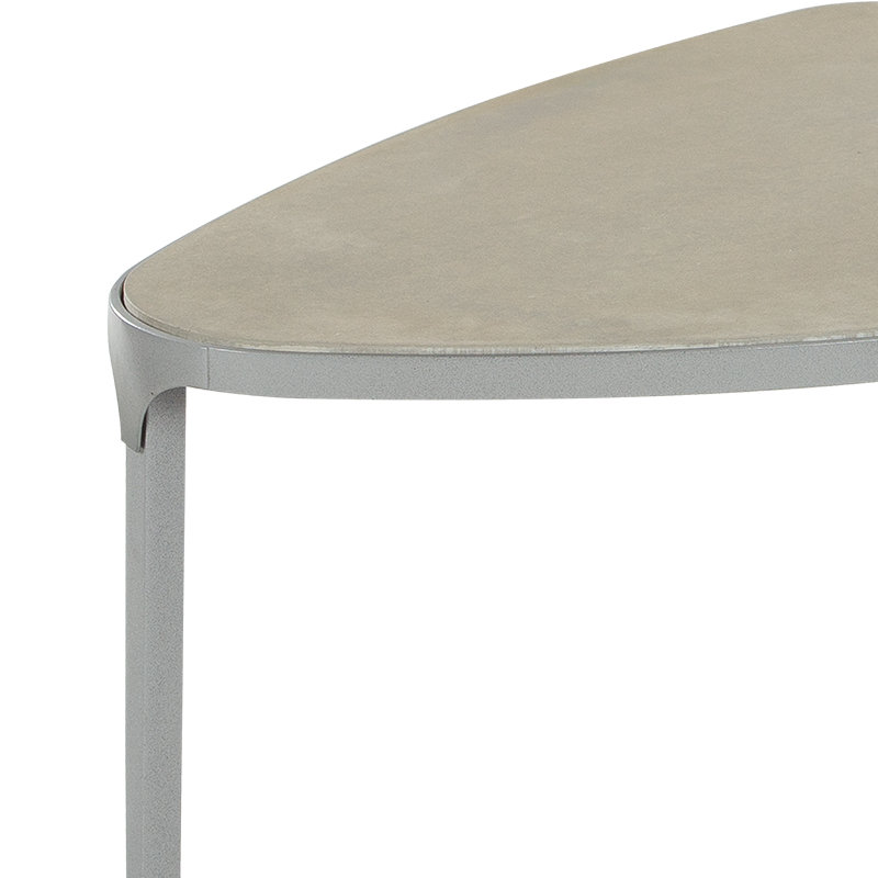 Amalfi Outdoor Triangular Coffee Table, 20.5" W x 32.5" L x 18.5" H