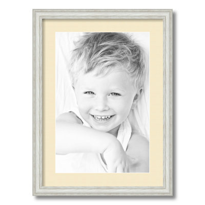 Wood Matte Picture Frame with Mat