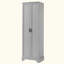 Armoire de rangement avec deux portes pour salle de bain, bureau, tablette réglable, panneau de fibres à densité moyenne-1680056978-1680056982