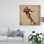 « rétro sports iv », reproduction d’impression sur toile tendue-33513982