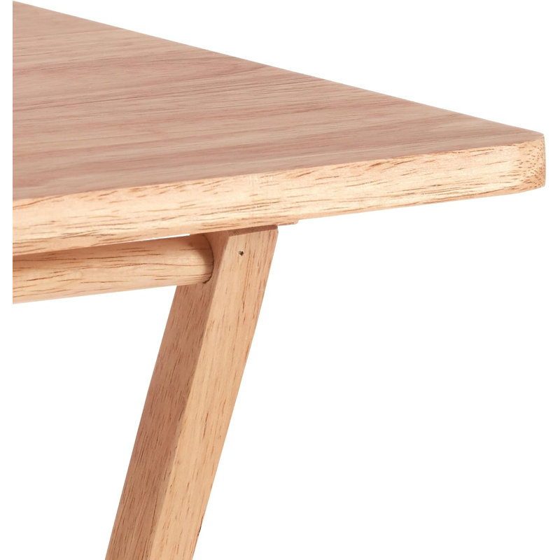Table d'appoint pliante classique avec plateau de rangement.