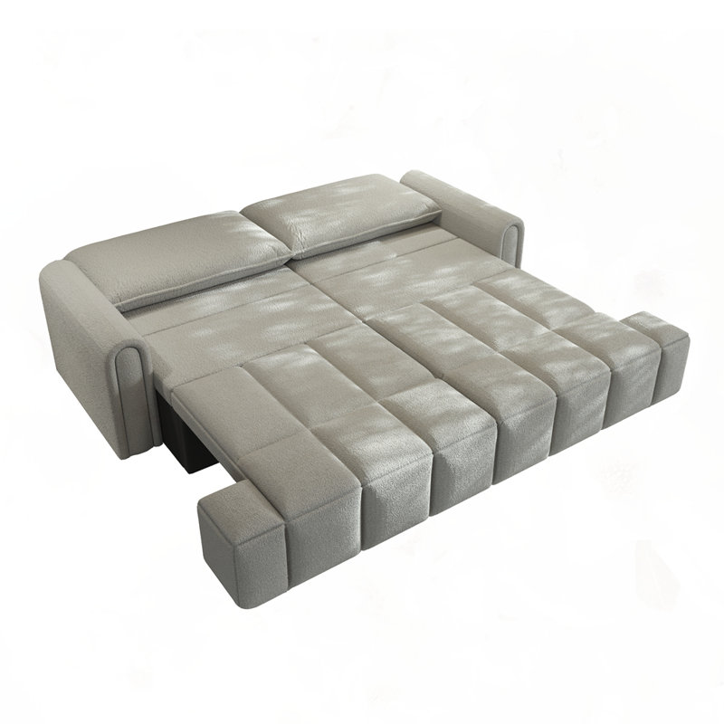 Canapé en tissu Modern, Gris clair