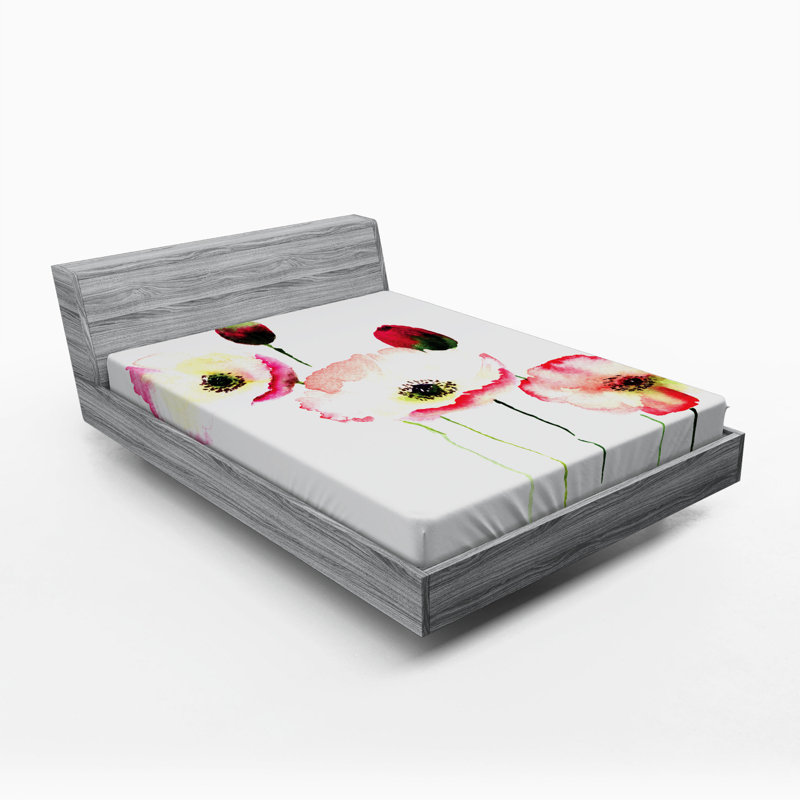 Drap-housse en microfibre Poppy, Grand