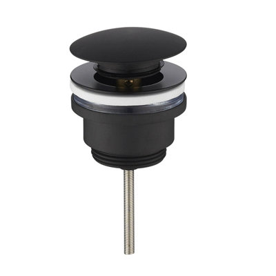 Universal Click-Clack Sink Drain - Drop-In - 2" Brass/Polished Nickel
