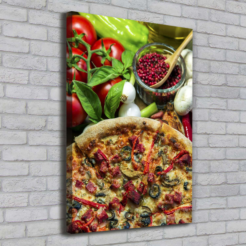 Pizza - Wrapped Canvas Print