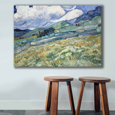 Vincent van Gogh Decorative Canvas Painting, 27.6 x 39.4 inches | 100% Canvas, 100% Wooden Frame (Thickness: 1.1 inches) | Stunning Art for Home Décor, Perfect for Living Room & Office Spaces, Timeless Masterpiece