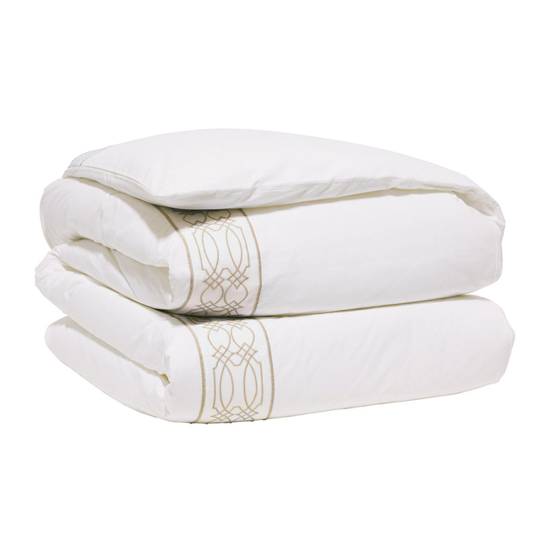 Housse de couette en coton Nicola, Housse de couette pour très grand lit, Blé