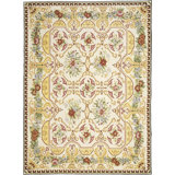 Needlepoint Azm Wool Oriental Area Rug