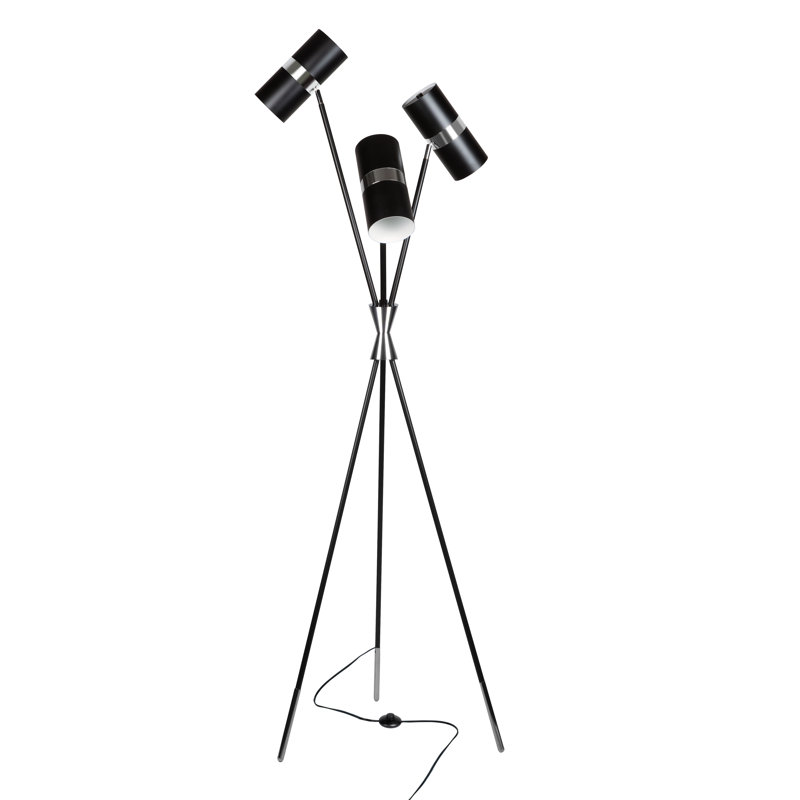 Lampe trépied noire 60 po Chafic