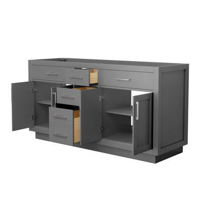 Beckett 65" Freestanding Double Bathroom Vanity Base Only