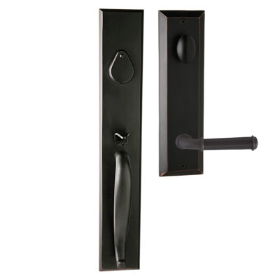 Ensemble de poignées Charleston Bravura 980G-840 avec levier St. Charles en bronze huilé - R