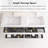 60" Modern Wall-Mounted Bathroom Vanity Set, With Double Integral Stone Resin Sinks-624169635-624169637